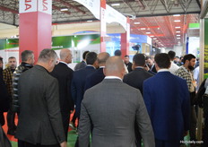 Suddenly a delegation followed by camera's walked by.